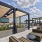 Spacious rooftop deck and TV, fire place, and grilling areas