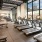 Fitness Center with machines and weights