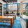 The Hamilton Resident space with a kitchen and table seating