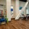 Fitness Center with bike machines and weighted balls